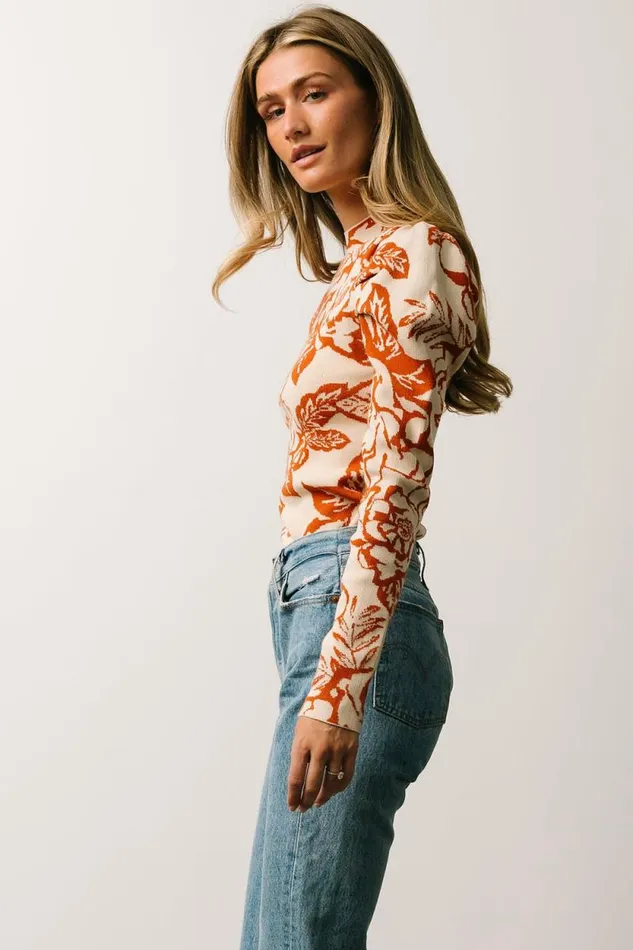 Women Sebastian Sweater Rust Multi Baltic Born Blouses and Shirts