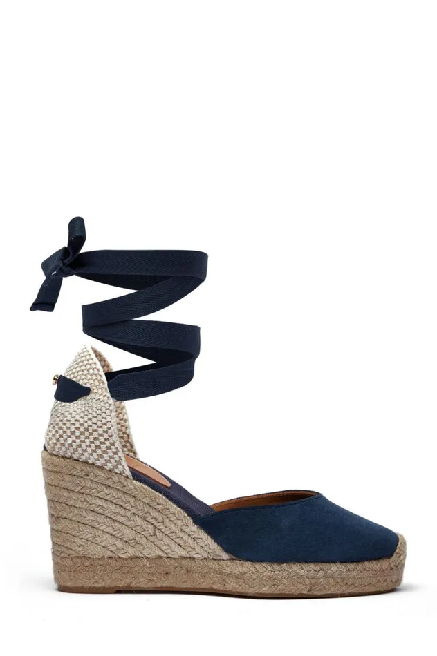 Women Seville Wedge Sandal Navy Holland Cooper Sandals and Slides