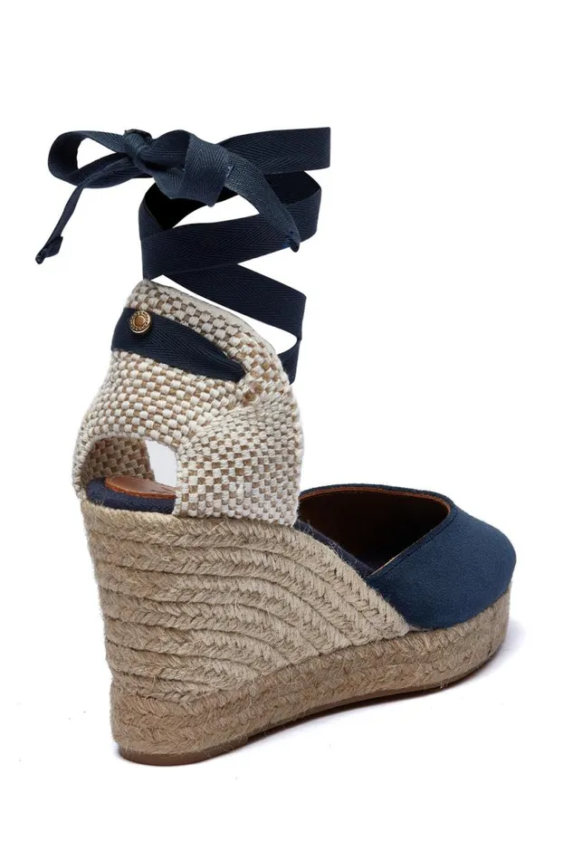 Women Seville Wedge Sandal Navy Holland Cooper Sandals and Slides