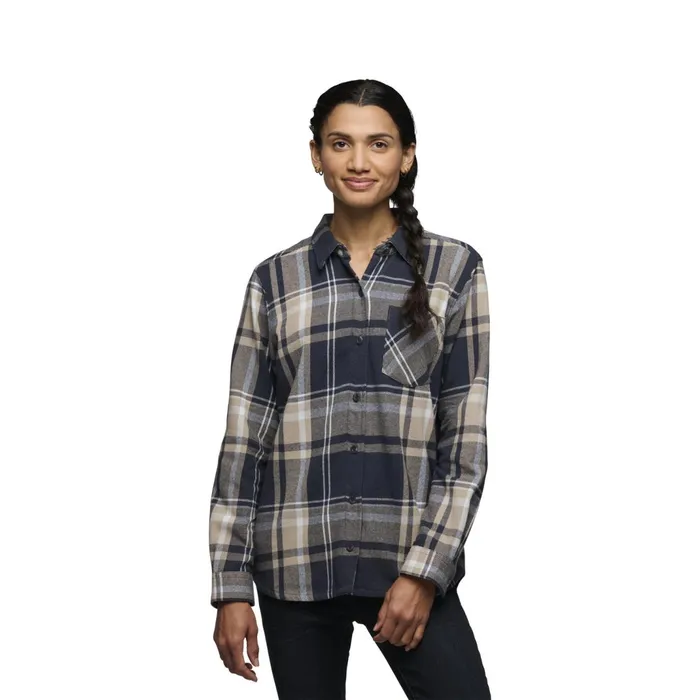 Women Shirts Black Diamond Project Flannel Black Diamond