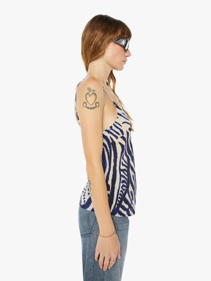 Women Shirts Mother Denim Nuria Slip Top Wild Ecru