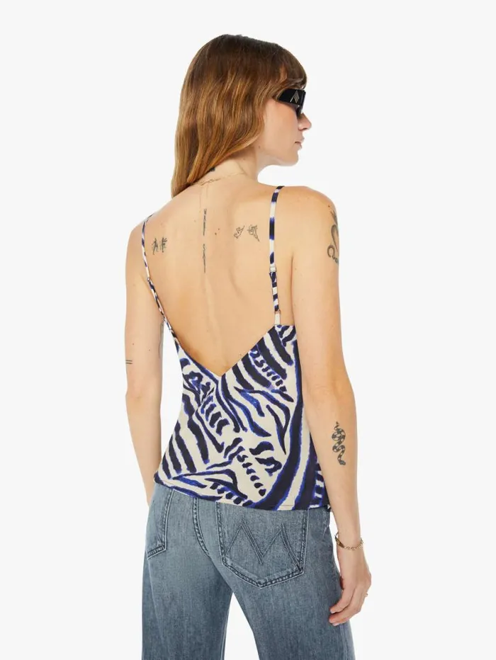 Women Shirts Mother Denim Nuria Slip Top Wild Ecru