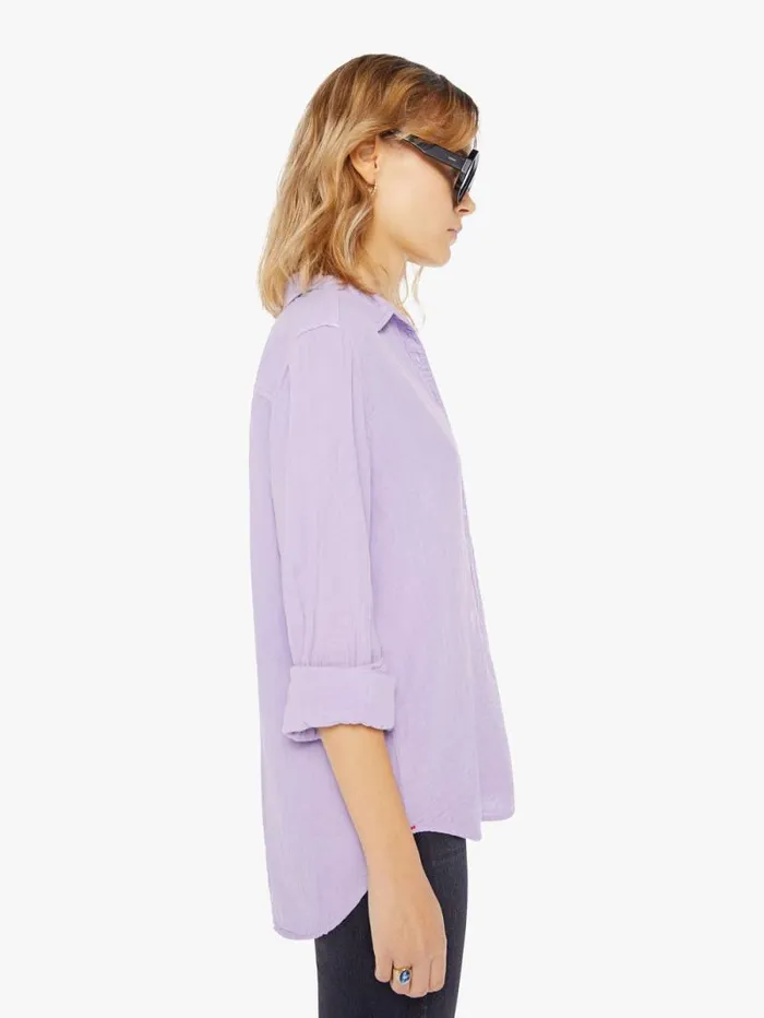 Women Shirts Mother Denim Scout Shirt Viola Purple