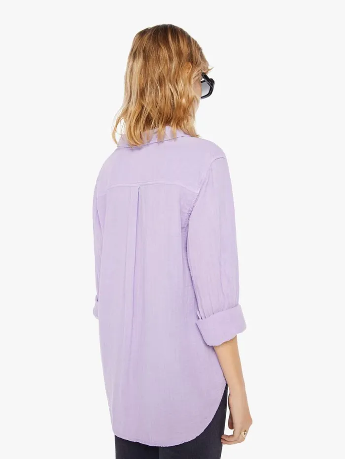 Women Shirts Mother Denim Scout Shirt Viola Purple