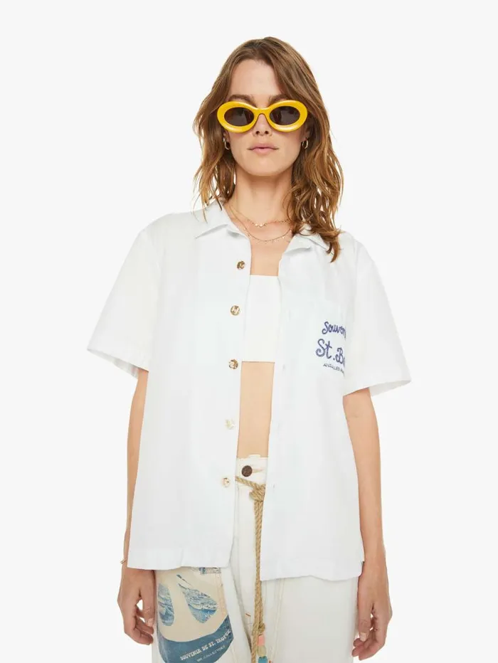 Women Shirts Mother Denim St Tropez Shirt Souvenir De St Barth