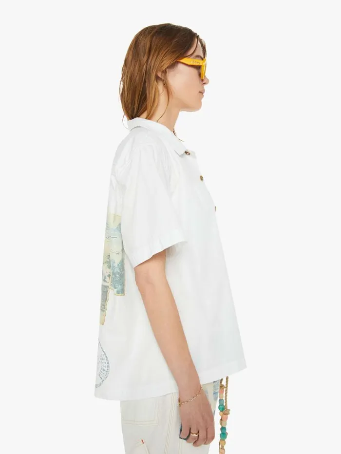 Women Shirts Mother Denim St Tropez Shirt Souvenir De St Barth