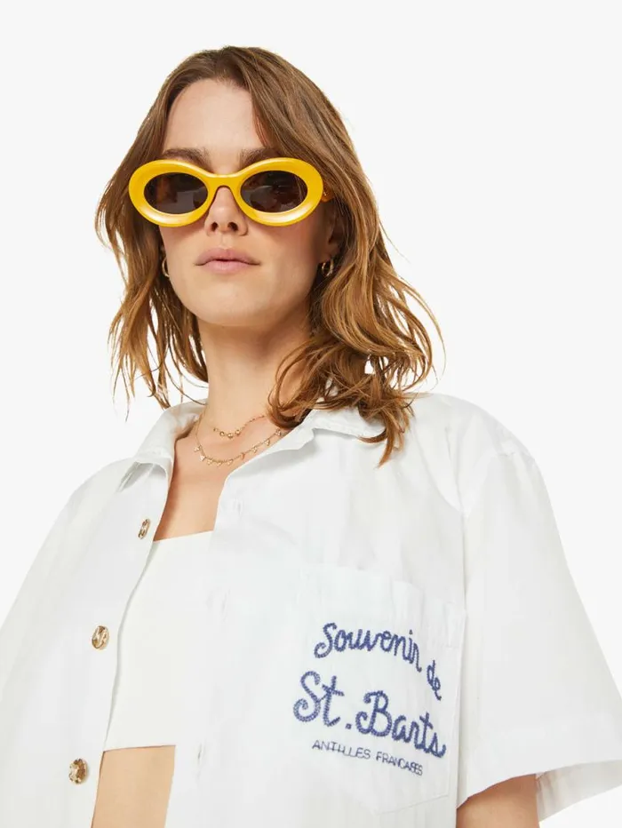 Women Shirts Mother Denim St Tropez Shirt Souvenir De St Barth