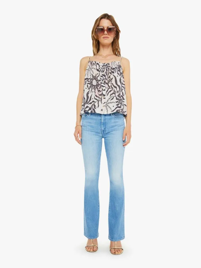 Women Shirts Mother Denim Tavi Top Moon Stone Helios
