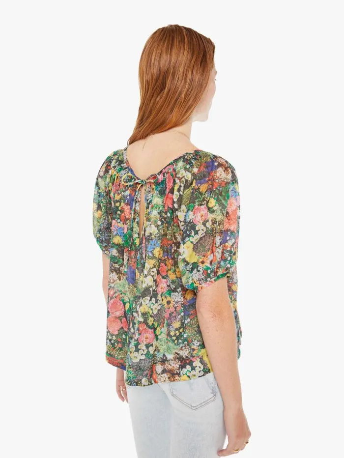 Women Shirts Mother Denim The Garden Party Peasant Black