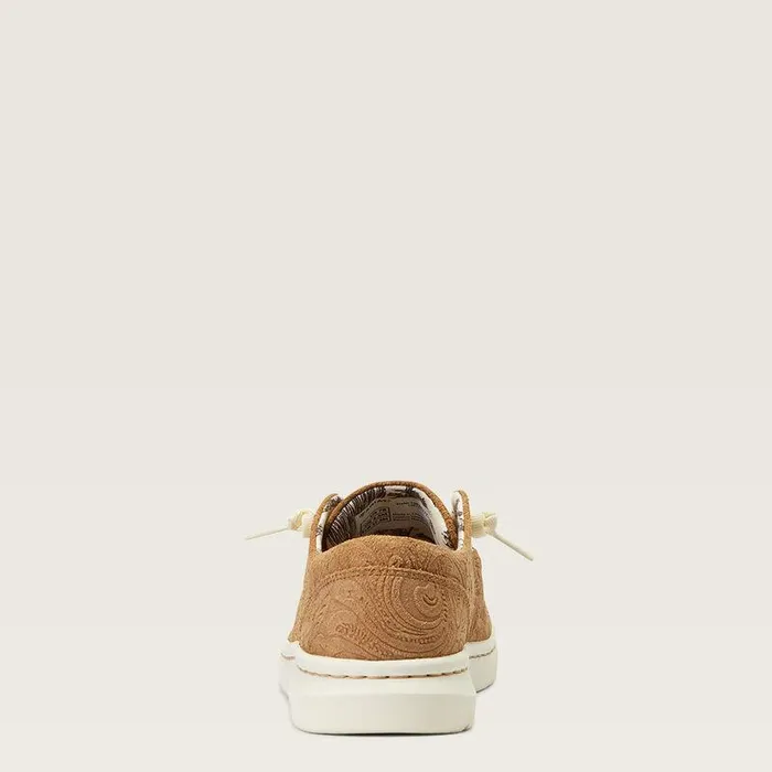 Women Shoes and Sneakers Ariat Hilo Tan Floral Emboss Women Shoes and Sneakers Ariat Hilo Tan Floral Emboss