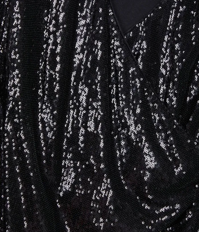 Women Short Black Sequin Dress THE KOOPLES Dresses and Jumpsuits