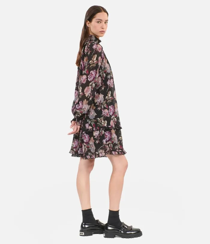 Women Short Floral Print Dress THE KOOPLES Dresses and Jumpsuits
