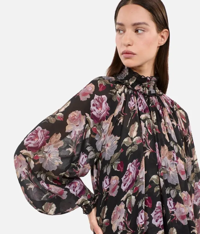Women Short Floral Print Dress THE KOOPLES Dresses and Jumpsuits