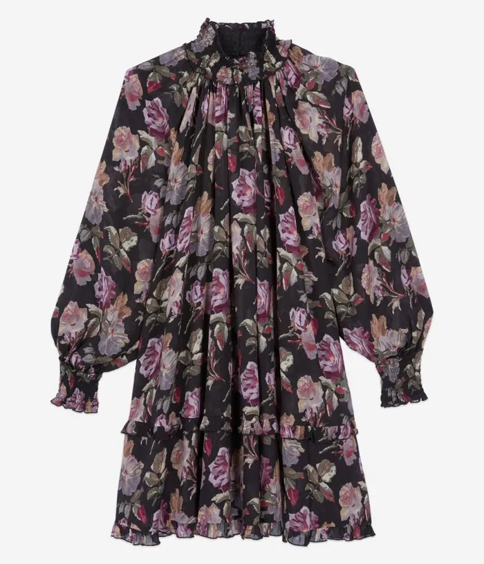 Women Short Floral Print Dress THE KOOPLES Dresses and Jumpsuits