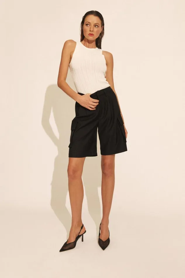 Women Shorts Bardot Blair Tailored Short In Black Black
