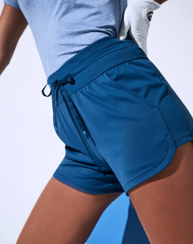Women Shorts TravisMathew MOVEKNIT TIE SHORT Midnight Women Shorts TravisMathew MOVEKNIT TIE SHORT Midnight