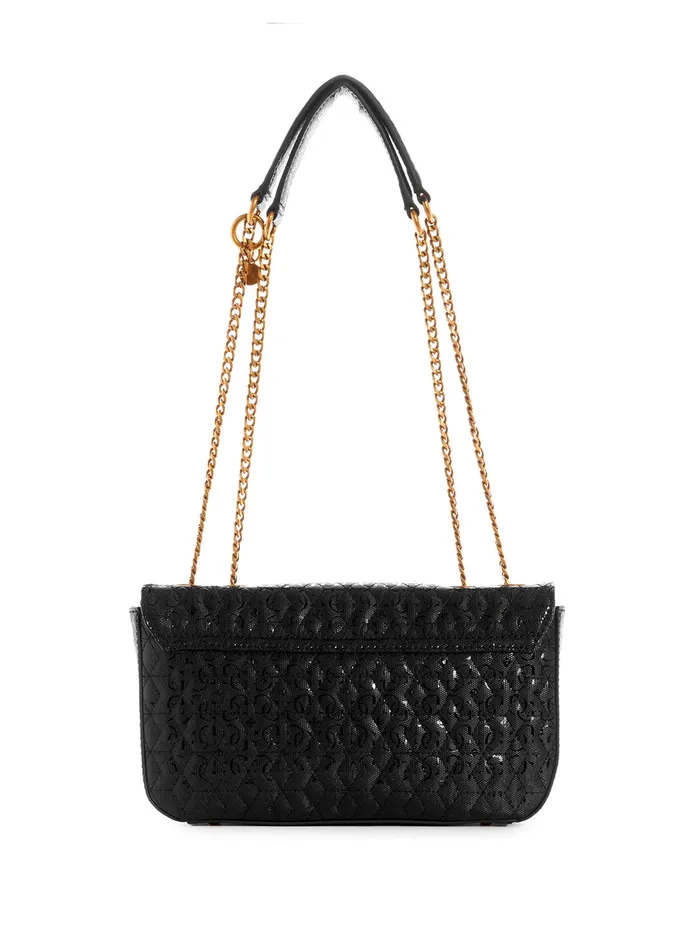 Women Shoulder Bag GUESS Black Isidora Convertible Crossbody Bag