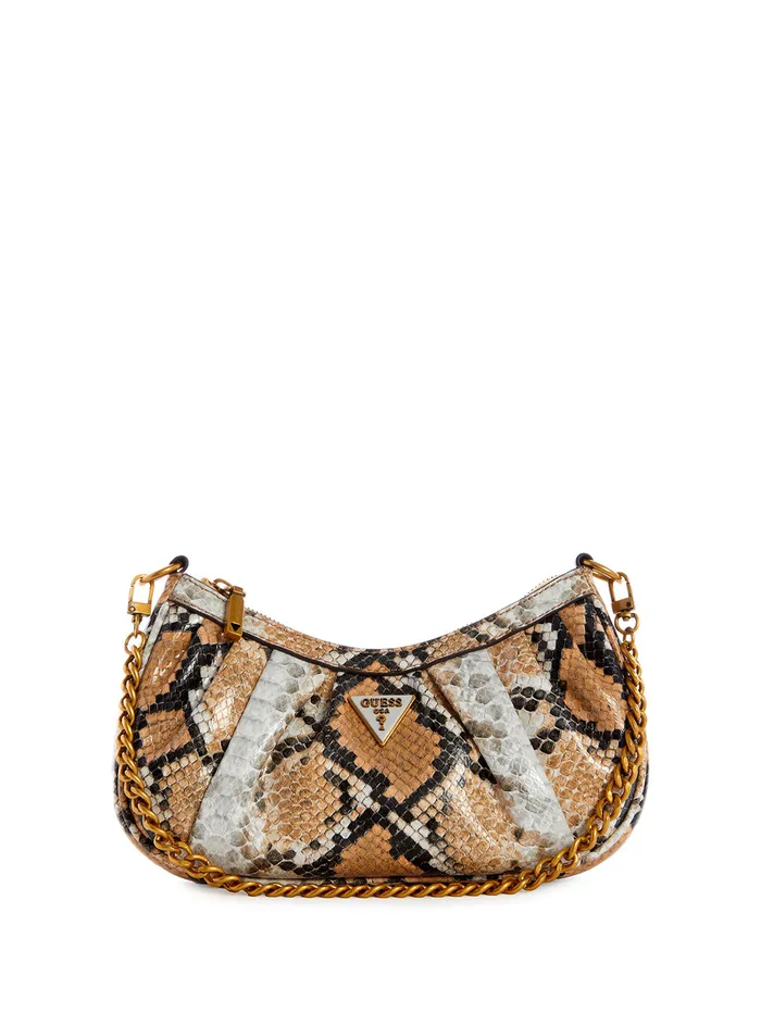 Women Shoulder Bag GUESS Natural Python Mariana Shoulder Bag