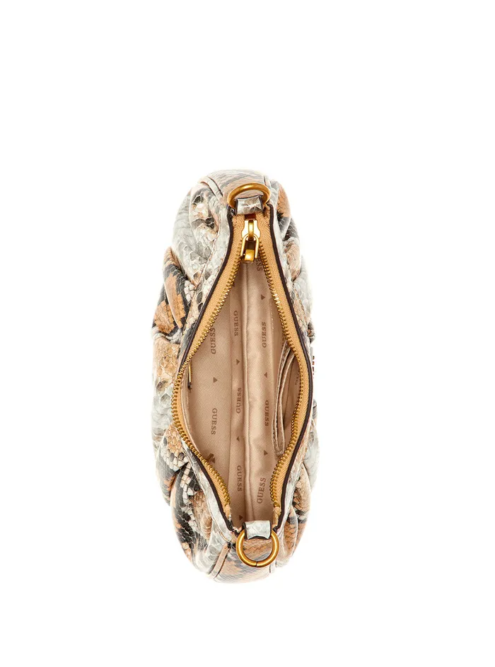 Women Shoulder Bag GUESS Natural Python Mariana Shoulder Bag