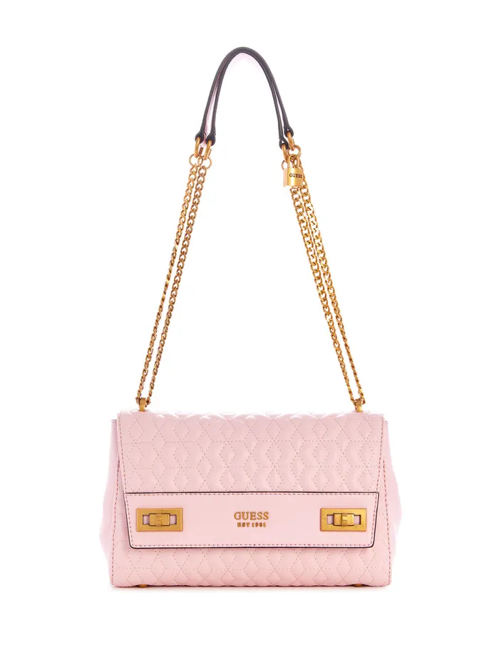 Women Shoulder Bag GUESS Pink Katey Shoulder Bag