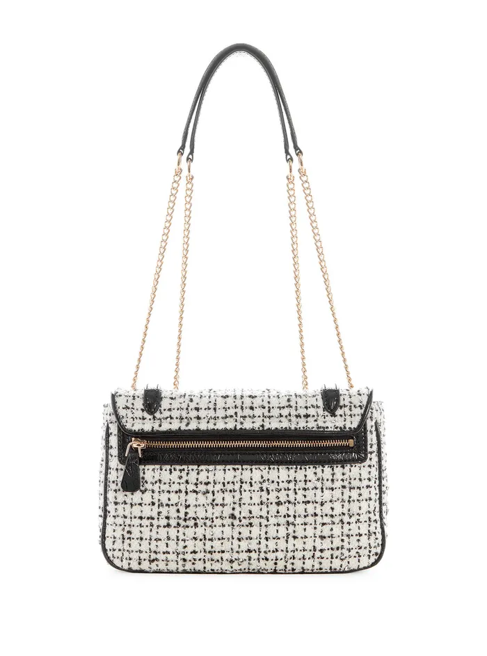 Women Shoulder Bag GUESS White Adam Crossbody Bag