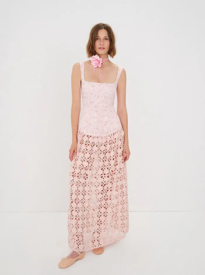 Women Silvia Maxi Dress Pink For Love and Lemons Dresses