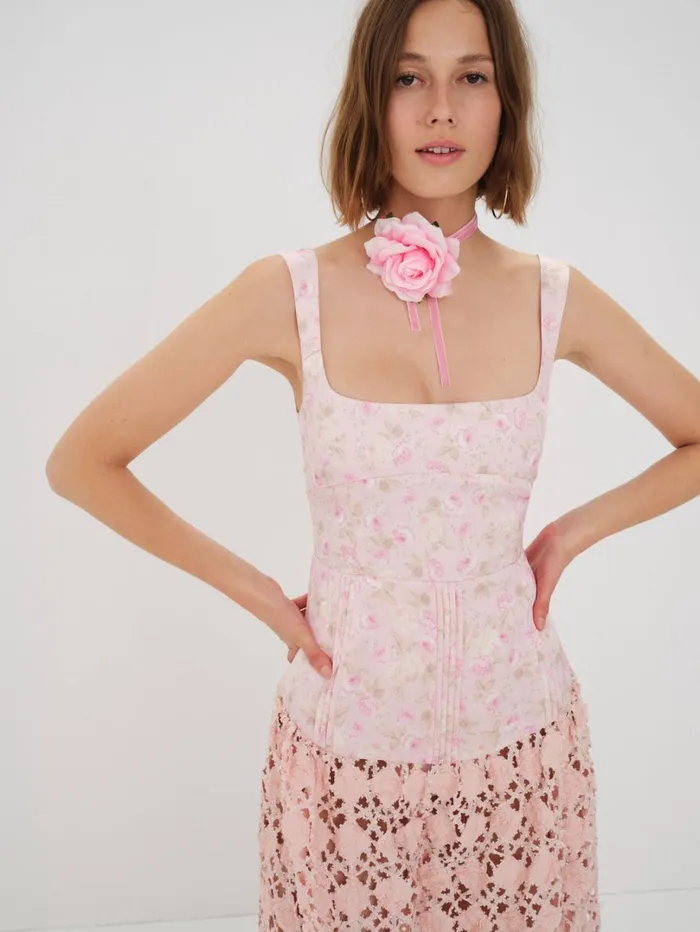 Women Silvia Maxi Dress Pink For Love and Lemons Dresses Women Silvia Maxi Dress Pink For Love and Lemons Dresses
