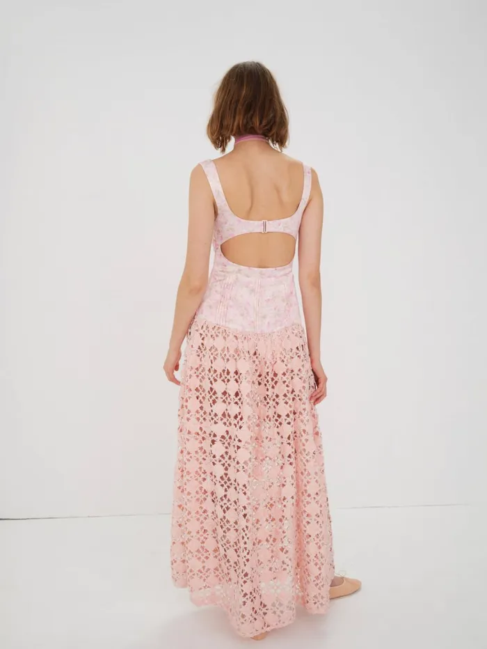 Women Silvia Maxi Dress Pink For Love and Lemons Dresses Women Silvia Maxi Dress Pink For Love and Lemons Dresses