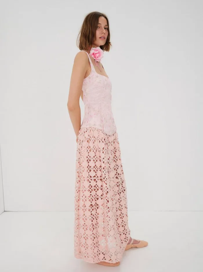 Women Silvia Maxi Dress Pink For Love and Lemons Dresses Women Silvia Maxi Dress Pink For Love and Lemons Dresses