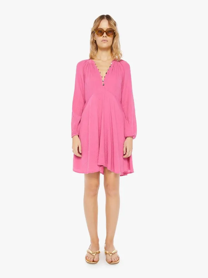 Women Skirts and Dresses Mother Denim Lucinda Dress Rose Lake