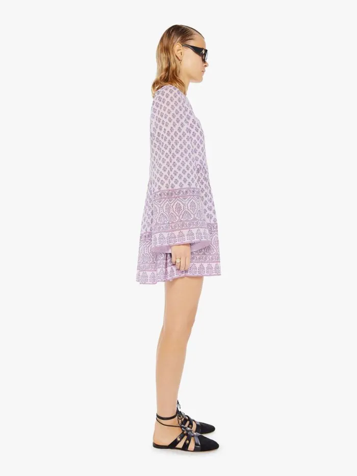Women Skirts and Dresses Mother Denim Silvie Dress Purple Lilac