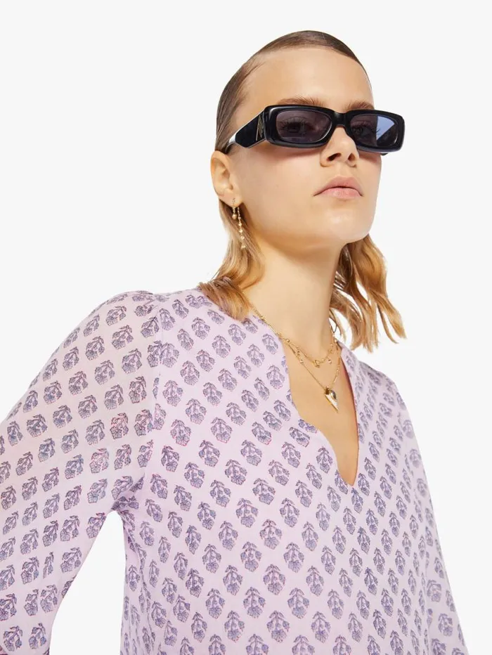 Women Skirts and Dresses Mother Denim Silvie Dress Purple Lilac
