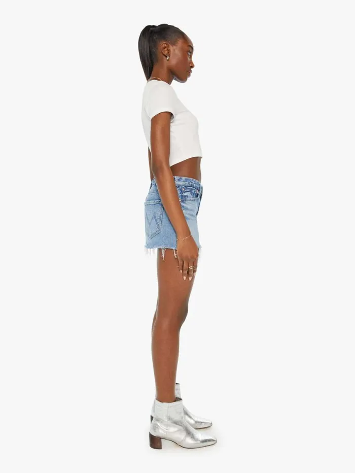 Women Skirts and Dresses Mother Denim The Teeny Tiny Mini Blue navy