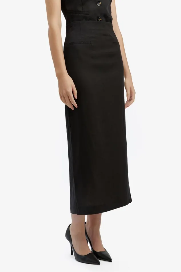 Women Skirts Bardot Rhee Midi Skirt In Black Black Women Skirts Bardot Rhee Midi Skirt In Black Black