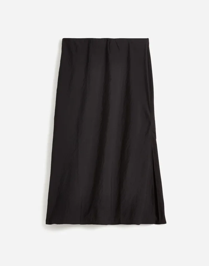 Women Skirts Madewell The Layton Midi Slip Skirt True Black