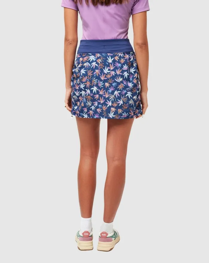 Women Skorts TravisMathew DUNE GRASS TECH WOVEN SKORT Oceana Multi