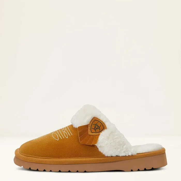 Women Slippers Ariat Jackie Square Toe Chestnut Women Slippers Ariat Jackie Square Toe Chestnut