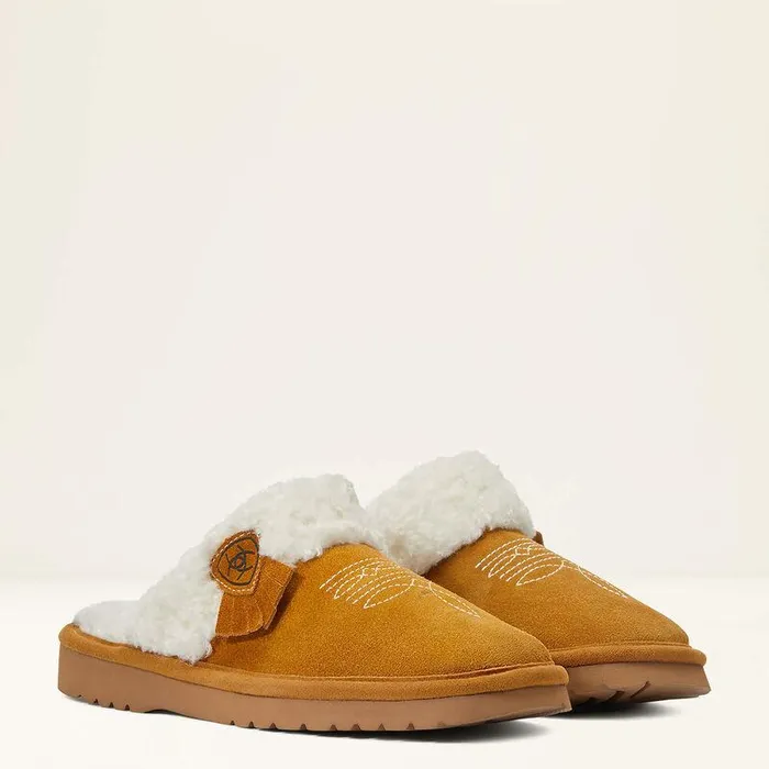 Women Slippers Ariat Jackie Square Toe Chestnut Women Slippers Ariat Jackie Square Toe Chestnut
