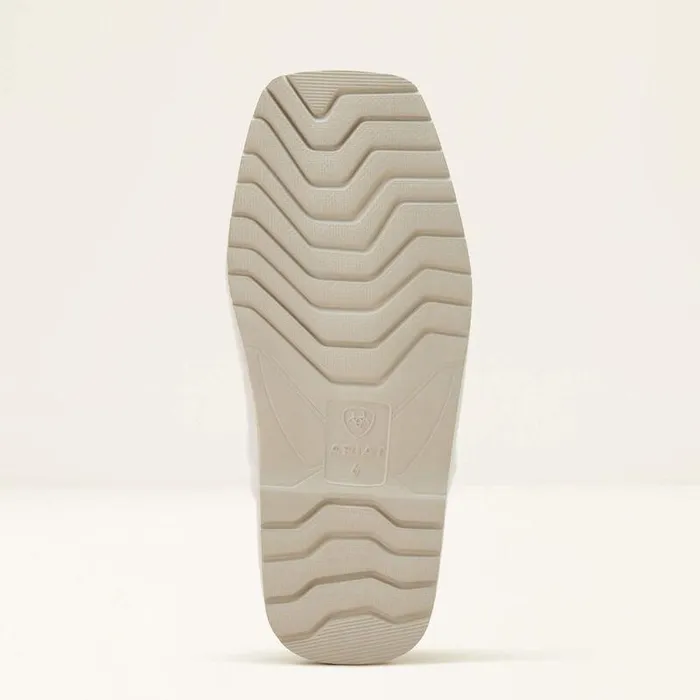 Women Slippers Ariat Jackie Square Toe Stack Slipper White Women Slippers Ariat Jackie Square Toe Stack Slipper White