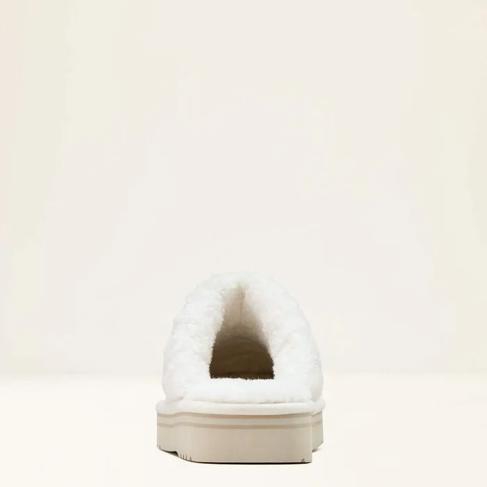Women Slippers Ariat Jackie Square Toe Stack Slipper White Women Slippers Ariat Jackie Square Toe Stack Slipper White