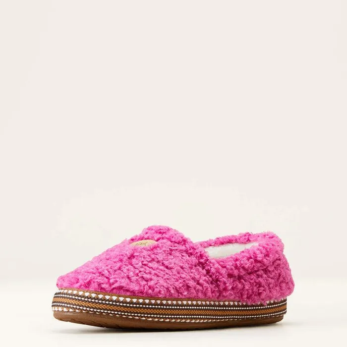 Women Slippers Ariat Snuggle Very Berry Pink