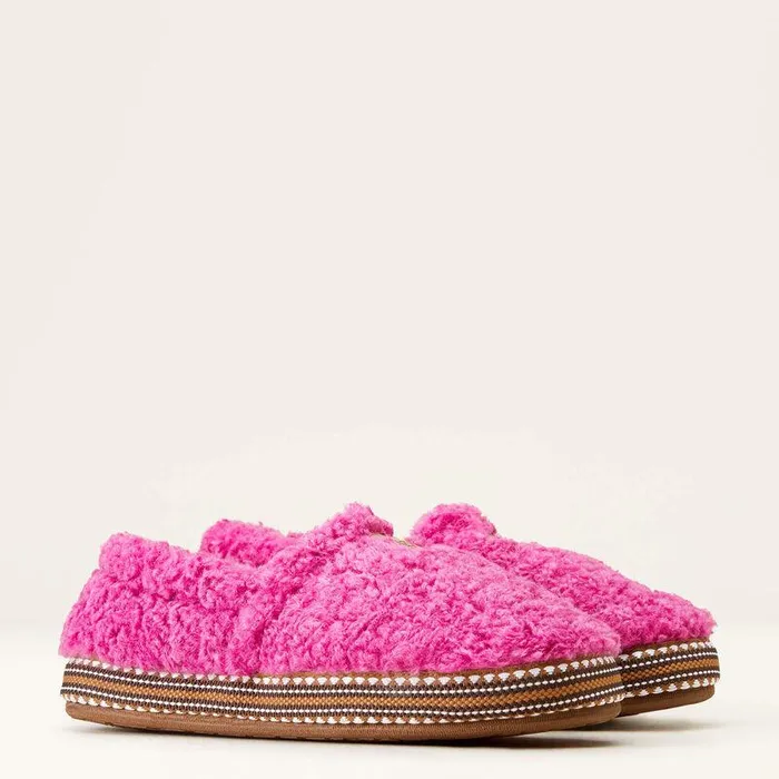 Women Slippers Ariat Snuggle Very Berry Pink