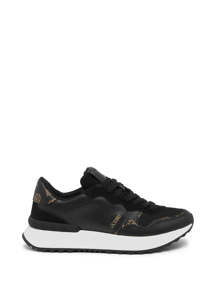 Women Sneakers GUESS Black Vinnna Low Top Sneakers