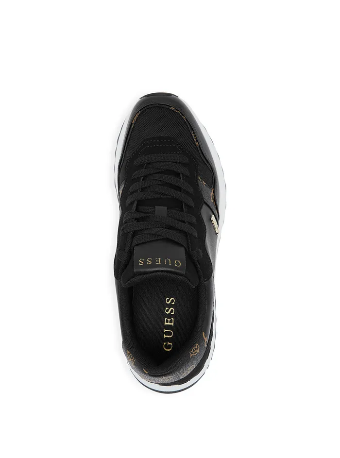 Women Sneakers GUESS Black Vinnna Low Top Sneakers