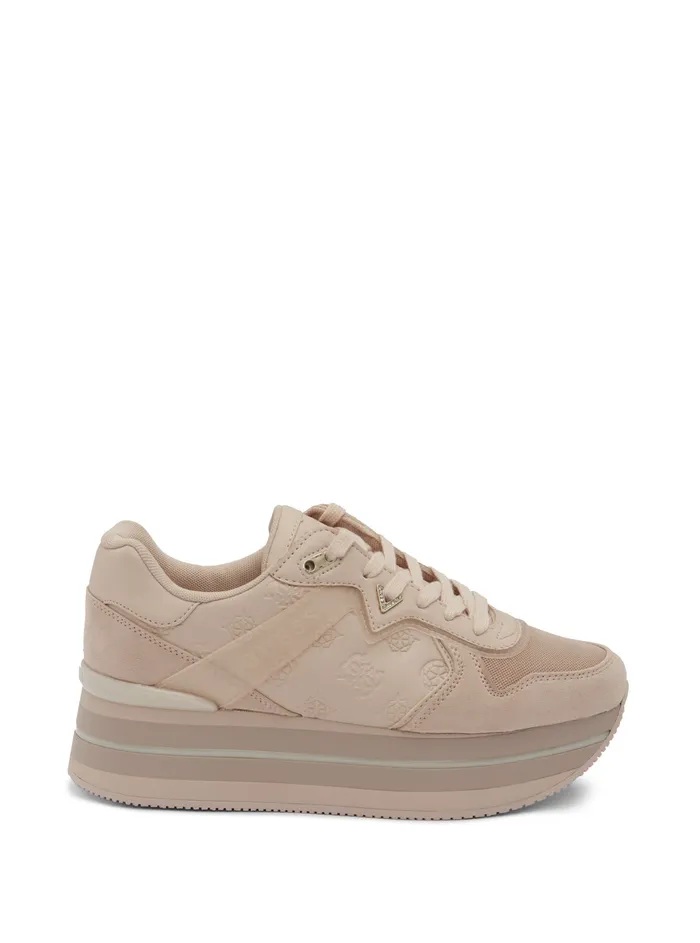 Women Sneakers GUESS Pink Harinna Low Top Sneakers Women Sneakers GUESS Pink Harinna Low Top Sneakers