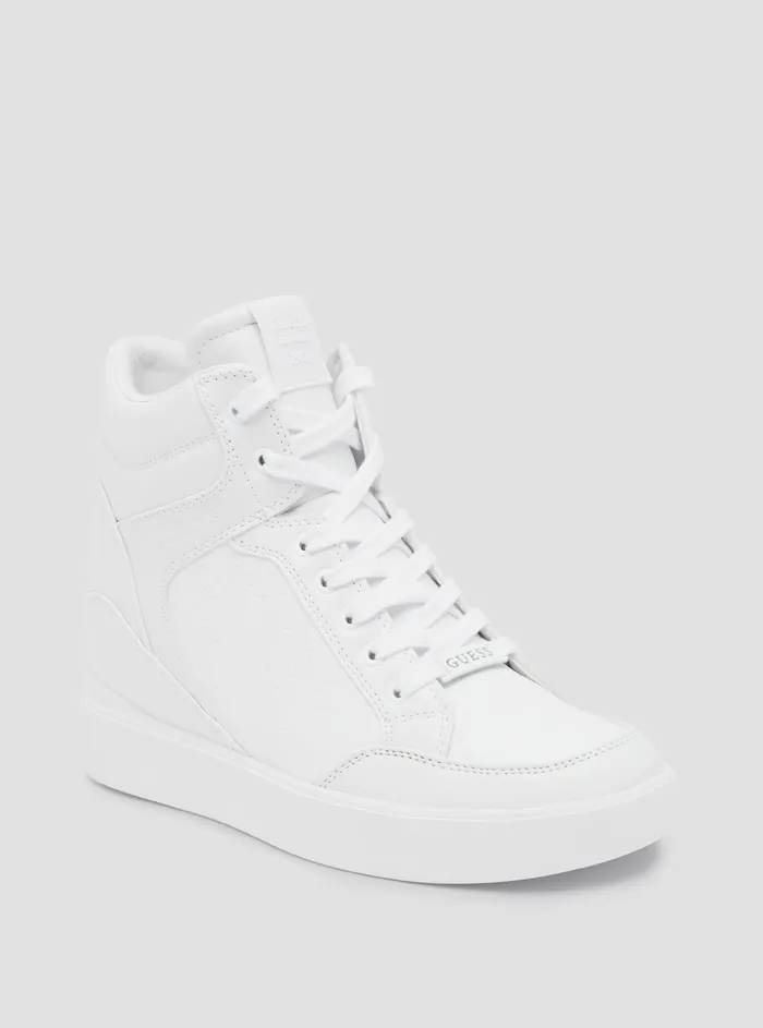 Women Sneakers GUESS White Logo Blairin Wedge Sneakers