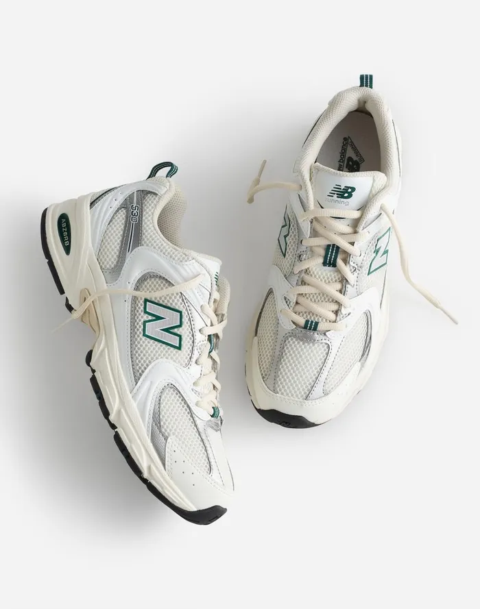 Women Sneakers Madewell New Balance Unisex 530 Sneakers Sea Salt White Marsh Green