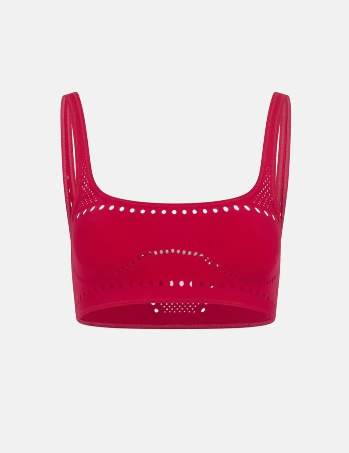 Women Stellawear Crop Bra Hot Pink Stella McCartney Lingerie And Sleepwear