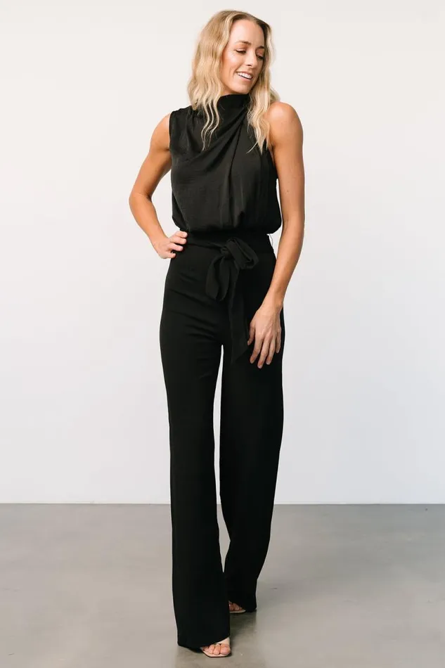 Women Sterling Tank Jumpsuit Black Baltic Born Jumpsuits and Rompers