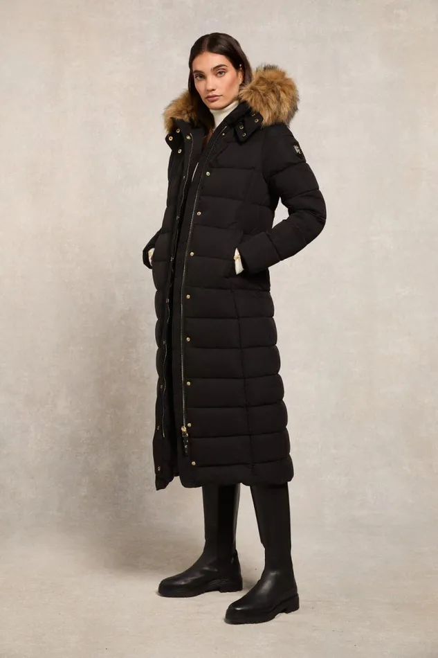 Women Stoneleigh Longline Coat Black Holland Cooper Coats Women Stoneleigh Longline Coat Black Holland Cooper Coats